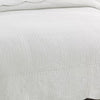 3-Piece Elegantly Embroidered Cotton Quilt Bedspread Set White Queen