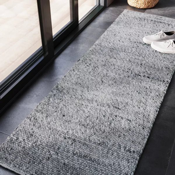 Chunky Knit Wool Woven Rug