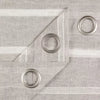 2pk Faux Linen Shimmer Textured Sheer Window Curtain Panels
