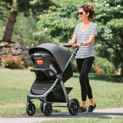 Bravo Quick-Fold Stroller - Black