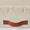 Neutral 4-Sided Bolster Dog Bed - Cream