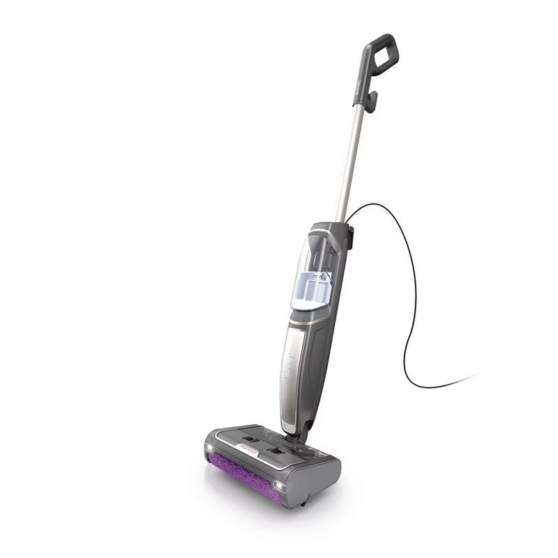 Steam Pickup 3-in-1 Steam Mop Pickup Debris, Deep Scrubs, Steam, and Sanitizes Sealed Hard Floors Black