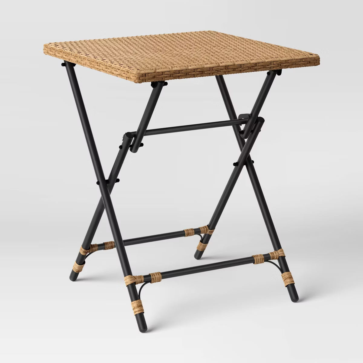 Southport Folding Patio Bistro Table - Beige SHOWROOM ITEM