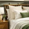 Micro Diamond Textured Euro Pillow Cream