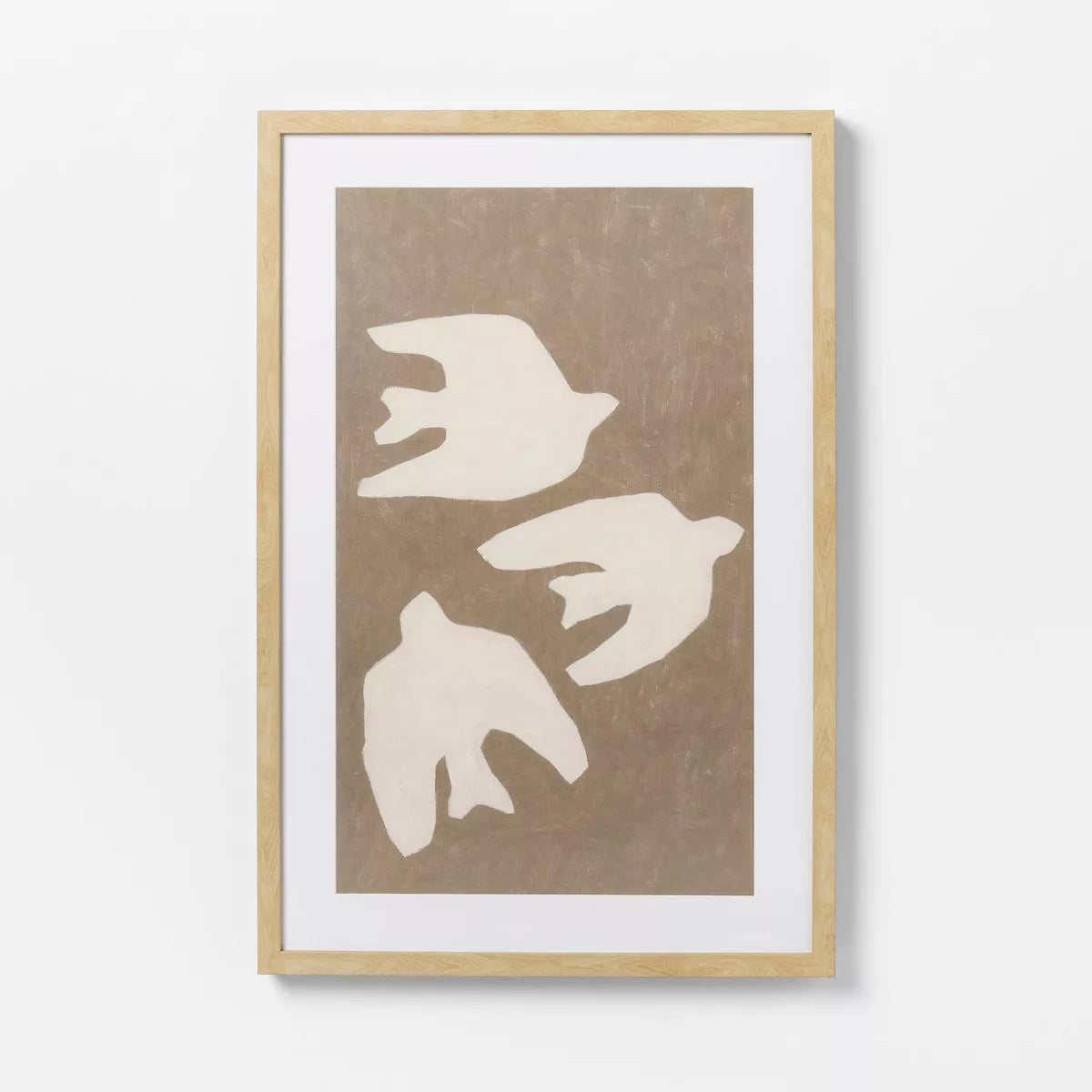 Bird Light Wood Framed Art