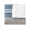 3pc Leo Comforter Set Denim, Full/Queen