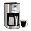 12-Cup Programmable Coffeemaker - Stainless Steel : Thermal Carafe, LCD Display, Auto Shut-Off
