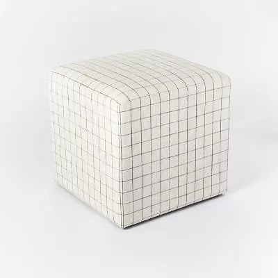 Lynwood Square Upholstered Cube Ottoman