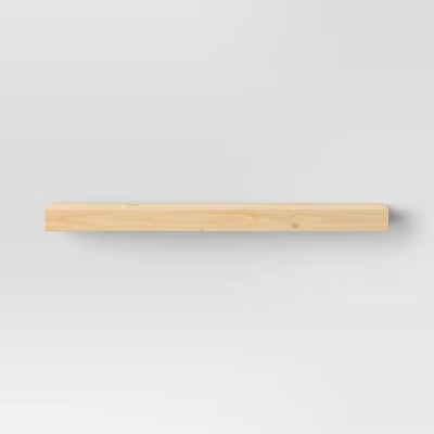 Floating Wood Shelf