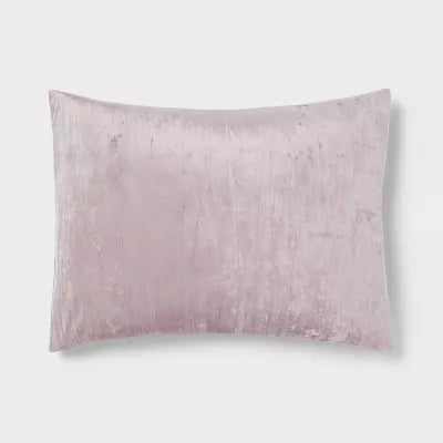 3pc Luxe Distressed Crinkle Velvet Comforter and Sham Set - King