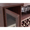 Bar Cabinet with Two Curved Glass Doors