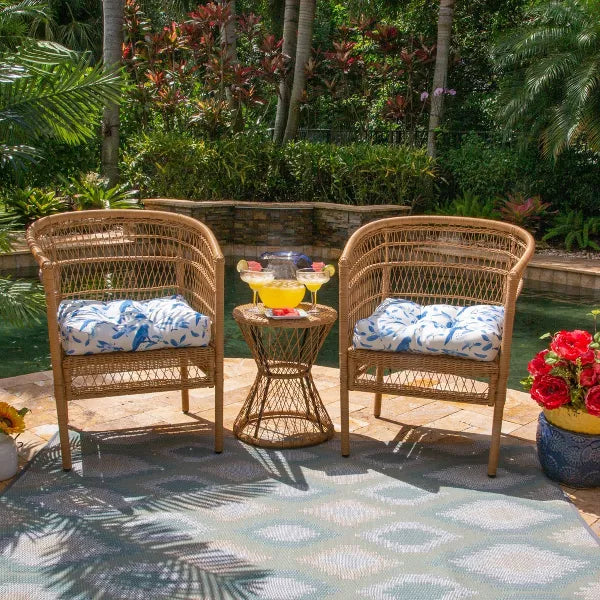 2pk Frida Kahlo Patio Seat Cushions