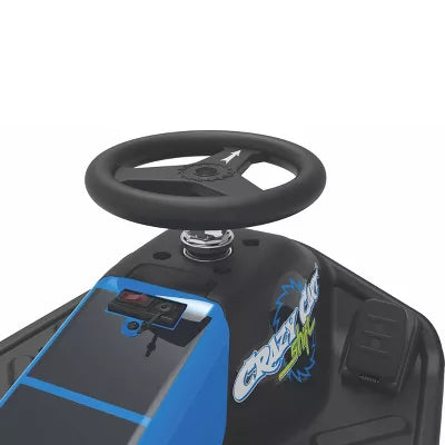 12V Crazy Cart Shift Electric Drifting Go Kart - Blue/Black