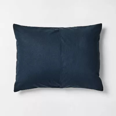 Woven Grid Comforter Set Navy Blue - Twin/Twin XL
