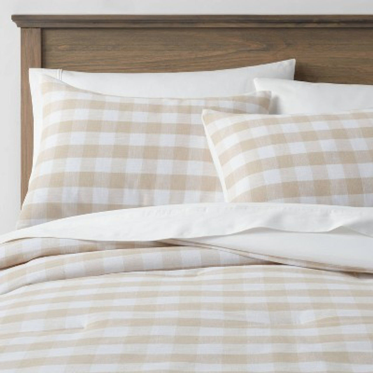 Yarn Dyed Gingham Summer Comforter & Sham Set, Full/Queen