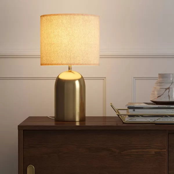 Dome Collection Accent Lamp Gold