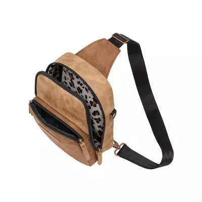Bottom Criss-Cross Sling Diaper Bag