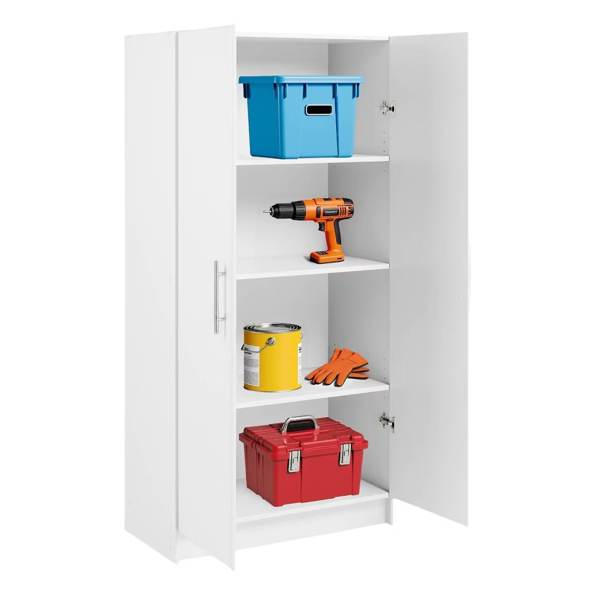 Elite 32" Storage Cabinet - White SHOWROOM ITEM