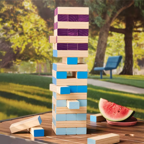 54pc Giant Tumbling Blocks - Lawn and Outdoor Family Fun