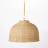 Large Seagrass Pendant Table Lamp Brown