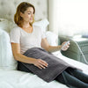 6 Heat Settings and Auto Shut-off XXL Extra Wide Heating Pad - Charcoal Gray