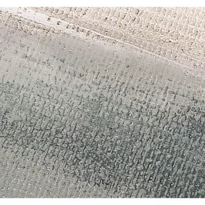 Haze Framed Wall Canvas - Modern Abstract Digital Art, Beige Frame