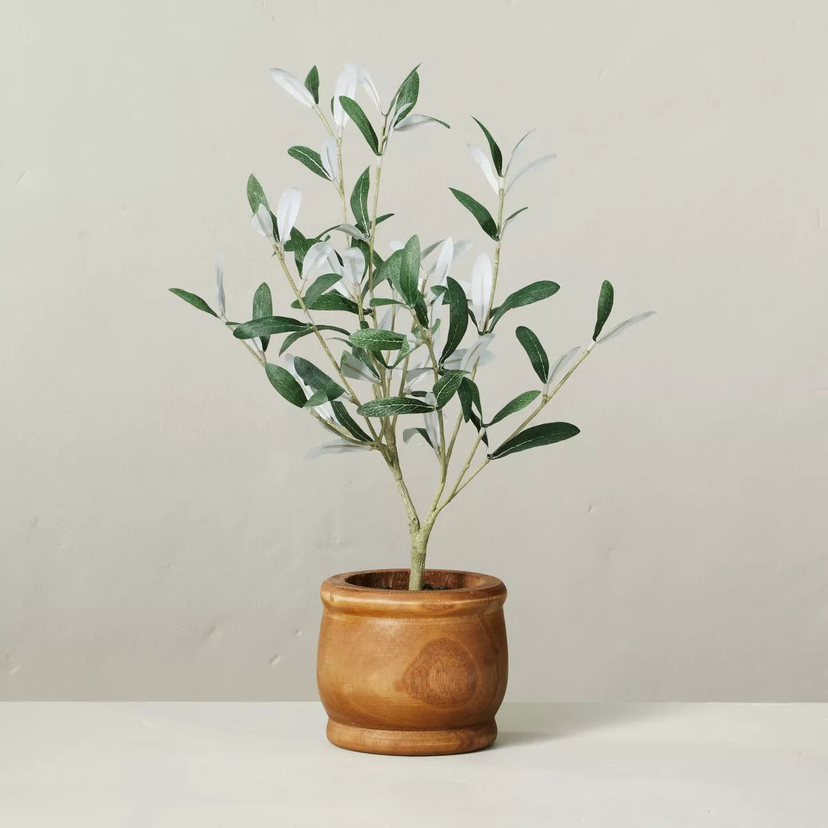 16" Faux Olive Leaf Plant - Hearth & Hand™ SHOWROOM ITEM