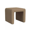 Modern Channel Ottoman Brown Boucle SHOWROOM ITEM