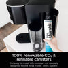 Thirsti Drink System Black: Stainless Steel & Plastic