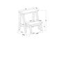 Wood Kitchen Step Stool Natural