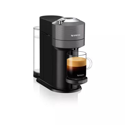 Nespresso Vertuo Next Coffee Maker and Espresso Machine by DeLonghi Gray: Compatible with Vertuo Line, 12 Capsules Included
