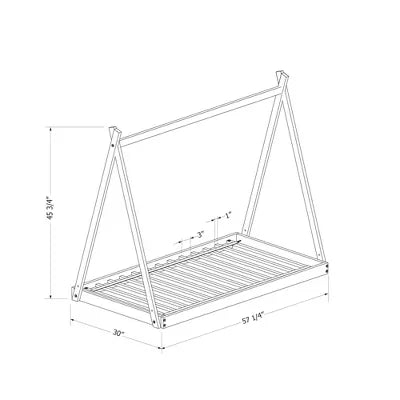 Sweedi Kids' Bed Natural Wood