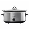Manual Slow Cooker - Stainless Steel: Original Slow Cooker, Removable Stoneware, Stay-Cool Handles