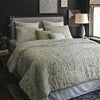 8pc Floral Comforter Set Green - King