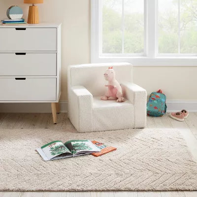 Tufted Cotton Chevron Kids' Rug - 4'x5'6"