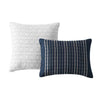 Ellison Embroidered Colorblock Comforter Bedding Set Dark Teal King