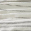 Alternating Pinstripe Comforter & Sham Set Gray/Cream - King