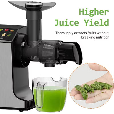 Juicer Machines, Cold Press Juicer Touch-Screen, Masticating Juicer Vegetable and Fruit