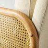 Cane Accent Chair Cream