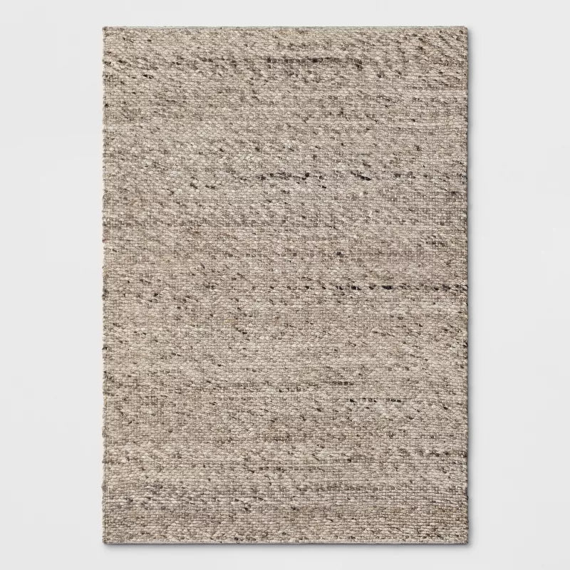 Chunky Knit Wool Woven Rug