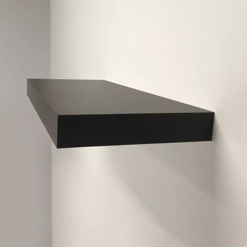 24" espresso floating shelf