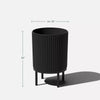 Demi Series Raised Demi Planter with Stand