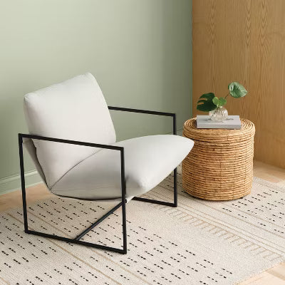 Metal Framed Sling Chair