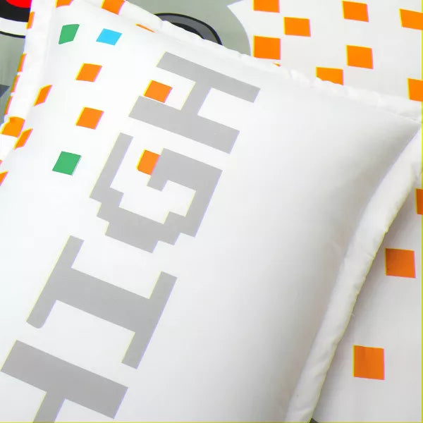 Video Games Reversible Oversized Kids' Comforter Bedding Set