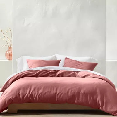 Linen Duvet & Sham Set - King