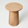 Wooden Round Pedestal Accent Side Table SHOWROOM ONLY ITEM