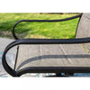 Single Steel Swivel Patio Padded Arm Chair