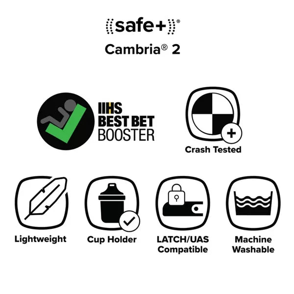 Cambria Latch 2 in 1 Booster Car Seat