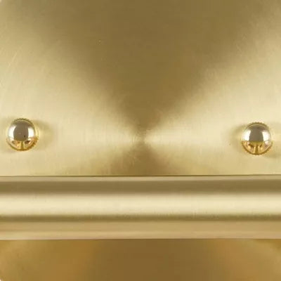 4-Light Satin Mid-Century Vanity Wall Light Sconce Brass: Includes LED Bulbs, ETL Listed