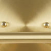 4-Light Satin Mid-Century Vanity Wall Light Sconce Brass: Includes LED Bulbs, ETL Listed